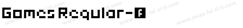 Gomes Regular字体转换